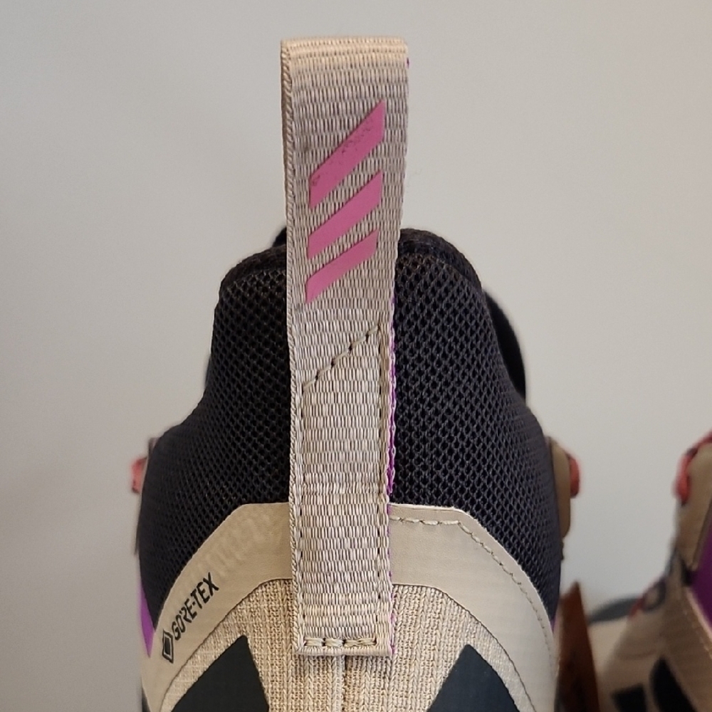 Adidas Terrex Women's Cream and Pink Free Hiker 2.0 Gor- Tex Hiking Shoes - Picture 5 of 12